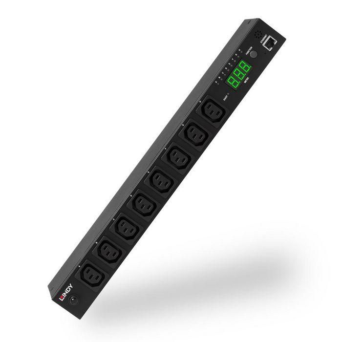 Lindy IPower Switch Classic 8, PDU con Gestión Remota de Energía, Control por Navegador, 16A