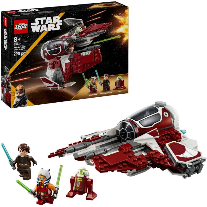 LEGO Star Wars Interceptor Jedi de Ahsoka 75401 Juego de construcción para Niños y Niñas a partir de 8 años 2 LEGO Star Wars Interceptor Jedi de Ahsoka 75401 Juego de construcción para Niños y Niñas a partir de 8 años 2
