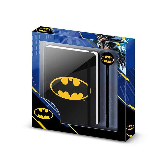 Karactermania Diario + Bolígrafo Batman Batsignal, 100 páginas, 23,2 x 22,4 x 2,2 cm 1 Karactermania Diario + Bolígrafo Batman Batsignal, 100 páginas, 23,2 x 22,4 x 2,2 cm 1