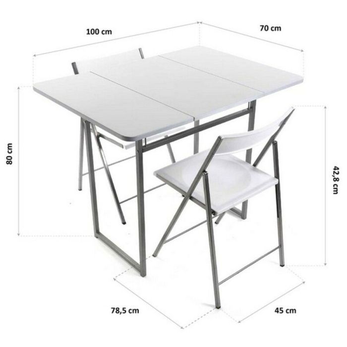Mesa Plegable (70 x 80 x 100 cm) 4 Mesa Plegable (70 x 80 x 100 cm) 4