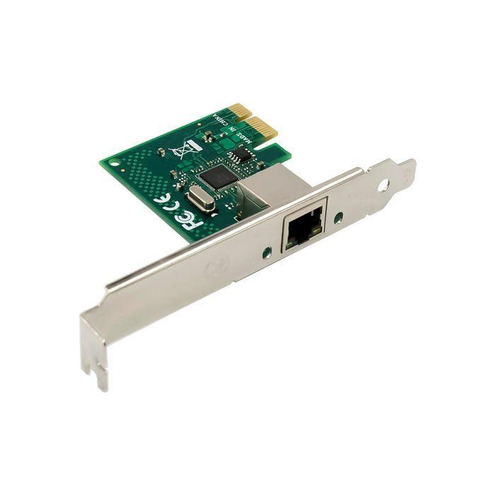 MicroConnect Tarjeta de Red PCIe 1X Intel i210 WGI210AT 2.5 Gigabit Ethernet Monopuerto RJ45 para Data Center 1