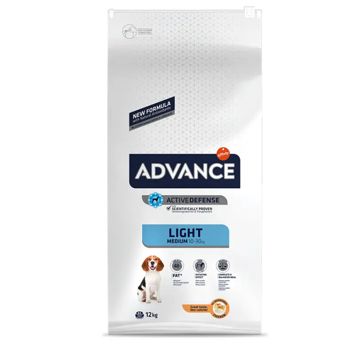 Advance Canine Adult Light Medium Pollo 12 kg