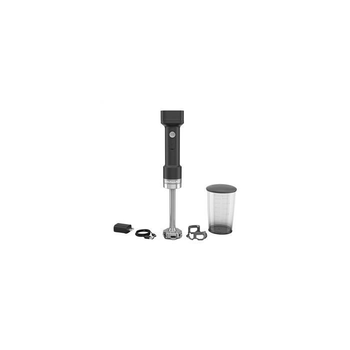 Kitchenaid Batidora de Mano Inalámbrica 12V con Batería, Color Negro Mate Kitchenaid Batidora de Mano Inalámbrica 12V con Batería, Color Negro Mate