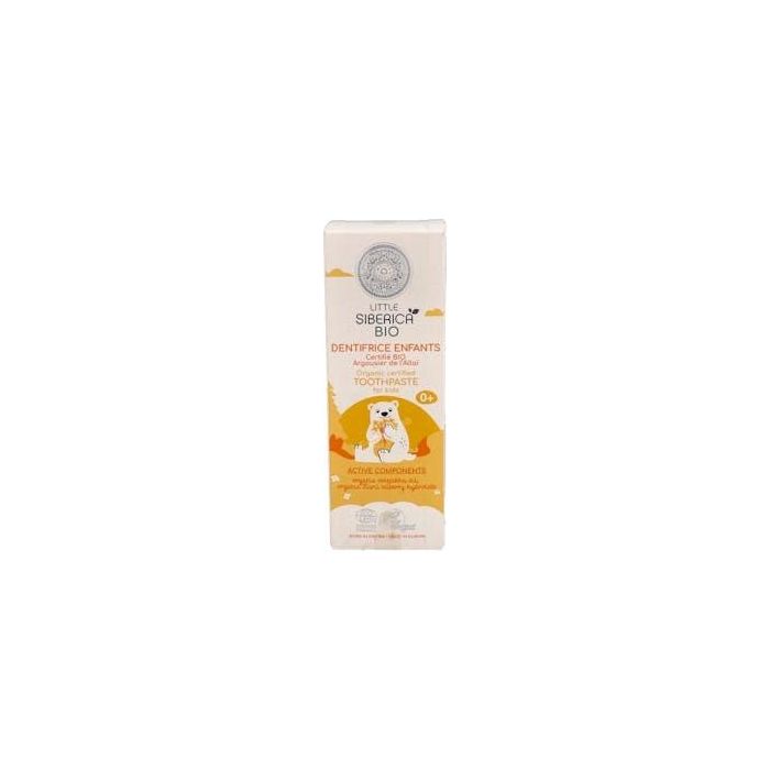 Little Siberica Dentífrico Espino Amarillo Niños 0+ Meses 60g Sabor Bayas Vegano Ecocert
