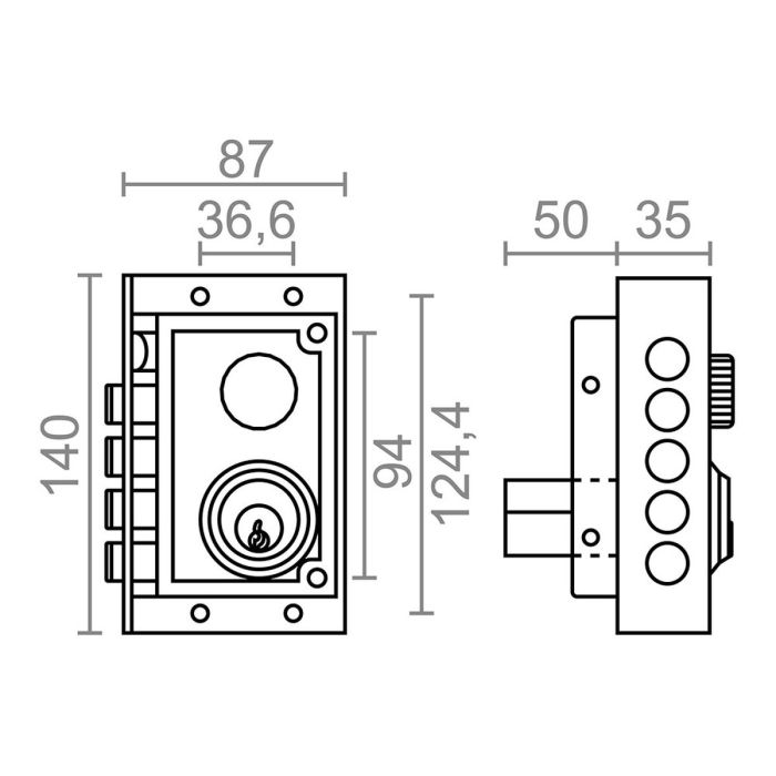 Cerradura Micel Derecha 1