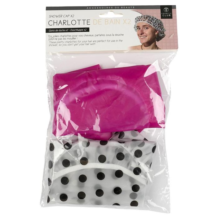 Juego De 2 Gorros Baño Cosmetic Club 3 Juego De 2 Gorros Baño Cosmetic Club 3
