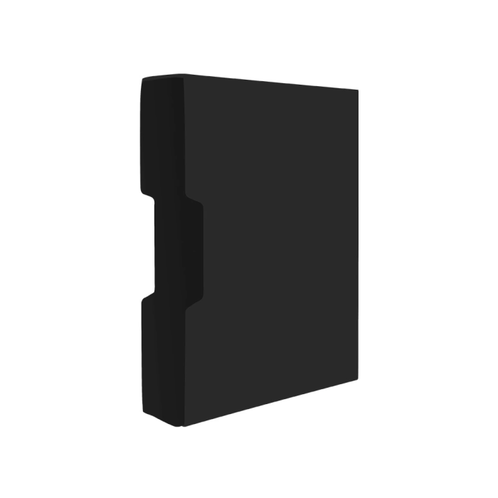 Liderpapel Carpeta 37865 Personaliza 100 Fundas Polipropileno DIN A4 Negra con Cajetín 1