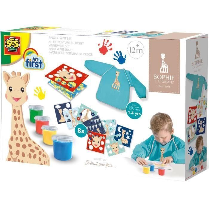 Ses Creative Kit para pintar con los dedos Sophie la Girafe My First Seguro +12 meses 0 Ses Creative Kit para pintar con los dedos Sophie la Girafe My First Seguro +12 meses 0