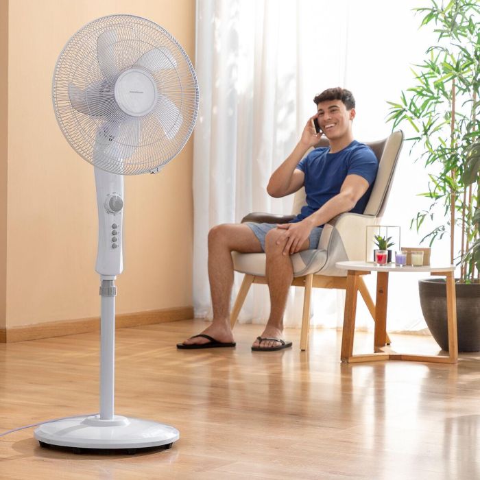 Ventilador de Pie InnovaGoods Freshinn Blanco 45 W 0 Ventilador de Pie InnovaGoods Freshinn Blanco 45 W 0