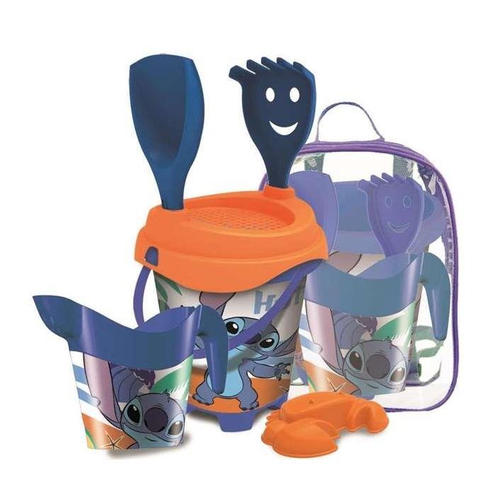 Unice Mochila con Cubo Castillo Stitch 32x25x18 cm 1