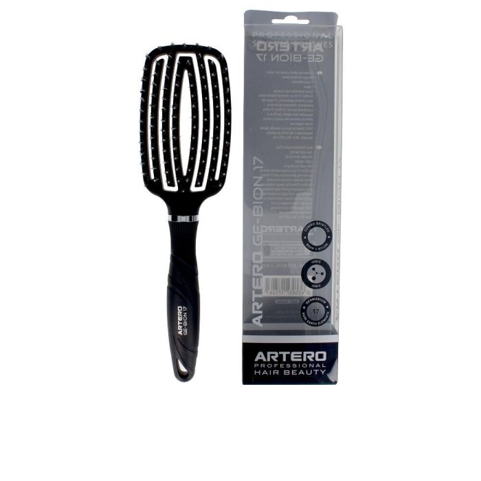 Artero GE-BION17 Cepillo para el Pelo Curvo Vent Brush Profesional Antiestático y Antibacteriano 1 u 1