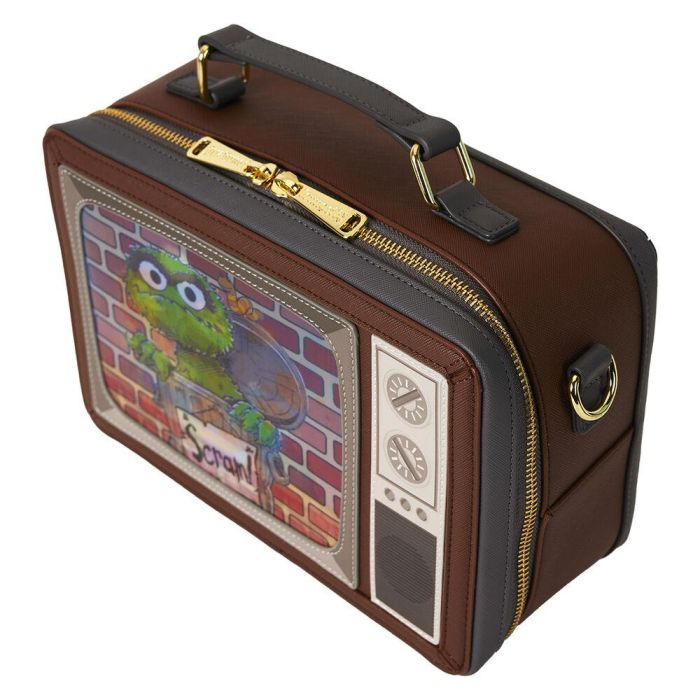 Bolso bandolera lenticular Retro TV Barrio Sesamo Loungefly 6