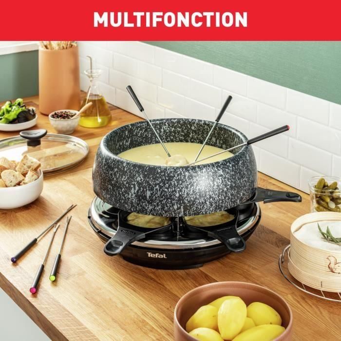 TEFAL RE12C812 Raclette Cheese N'Co - 6 personas - Negro 2