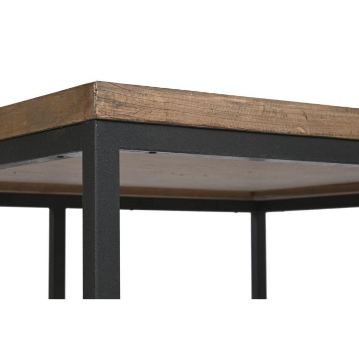 Mesa Centro Shabby DKD Home Decor Natural Negro 120 x 47.5 x 120 cm 2