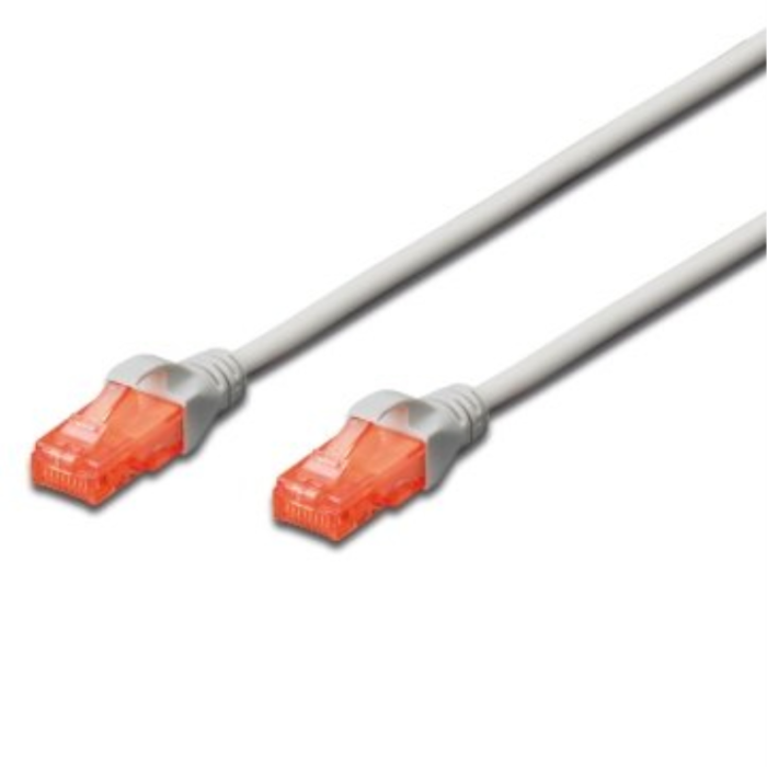 Cable de Red Rígido UTP Categoría 6 Ewent EW-6U-100 Gris 10 m