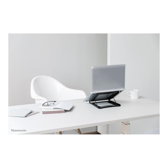 Neomounts NSLS075BLACK Soporte Portátil Plegable Universal para Notebooks de 10-16 Pulgadas, Capacidad 5 kg, 5 Posiciones, Compacto, Color Negro 9