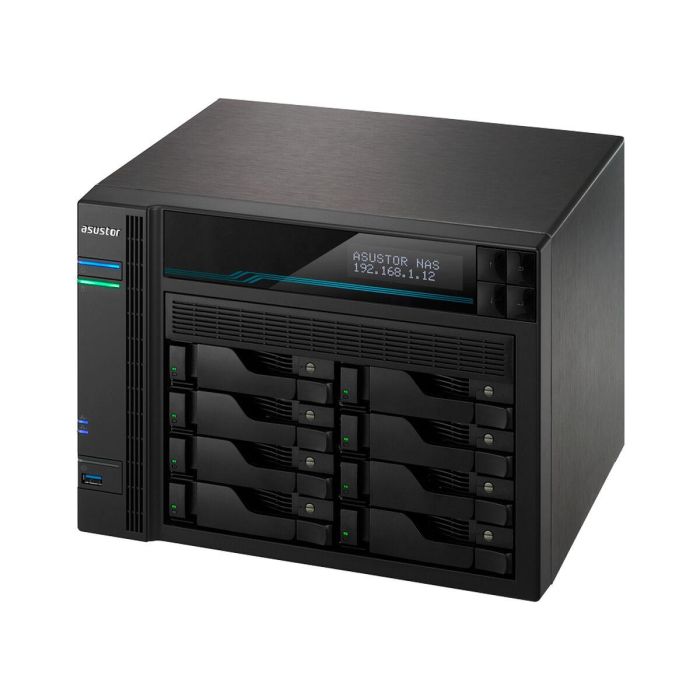 Almacenamiento en Red NAS Asustor Lockerstor 10 AS6510T Negro Intel Atom C3538 3