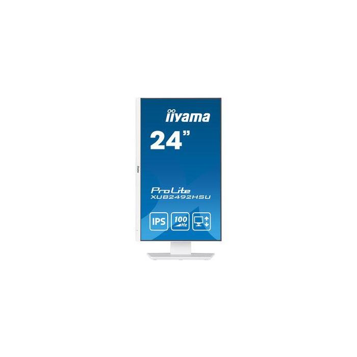 MONITOR IIYAMA 24" PROLITE XUB2492HSU-W6, IPS, 100HZ, 0,4MS, USB, HDMI, DISPLAYPORT, ALT 2x2W, ALTU, GIRO, INCLI, PIVOT, BLANCO 1 MONITOR IIYAMA 24" PROLITE XUB2492HSU-W6, IPS, 100HZ, 0,4MS, USB, HDMI, DISPLAYPORT, ALT 2x2W, ALTU, GIRO, INCLI, PIVOT, BLANCO 1