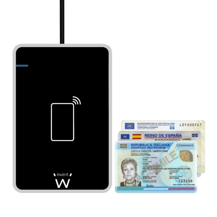 Ewent EW1053 Lector de Tarjetas Inteligentes Sin Contacto USB NFC para DNIe, Tarjeta Sanitaria, Windows, Mac - Negro 13 Ewent EW1053 Lector de Tarjetas Inteligentes Sin Contacto USB NFC para DNIe, Tarjeta Sanitaria, Windows, Mac - Negro 13