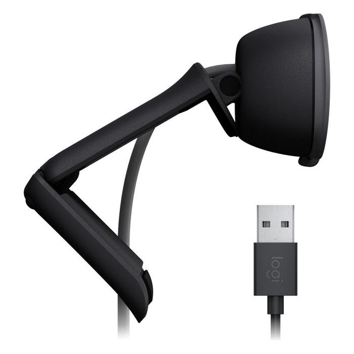 Logitech Brio 100 Webcam Full HD 1080p/30fps - Cámara Web con Micrófono Omnidireccional y Tapa de Privacidad - Grafito Logitech Brio 100 Webcam Full HD 1080p/30fps - Cámara Web con Micrófono Omnidireccional y Tapa de Privacidad - Grafito