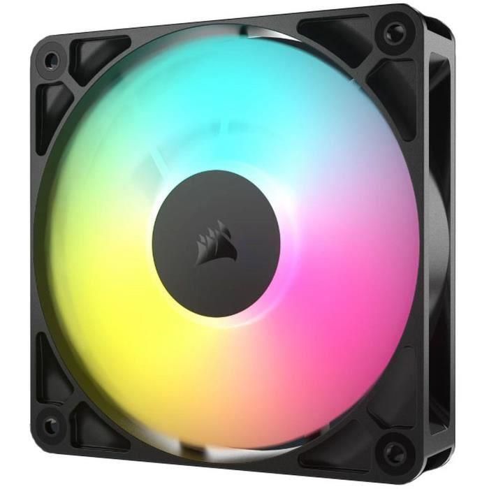 Corsair COR1720918560607 Ventilador de PC RS140 ARGB 140 mm 330-1700 rpm Negro 1 Corsair COR1720918560607 Ventilador de PC RS140 ARGB 140 mm 330-1700 rpm Negro 1