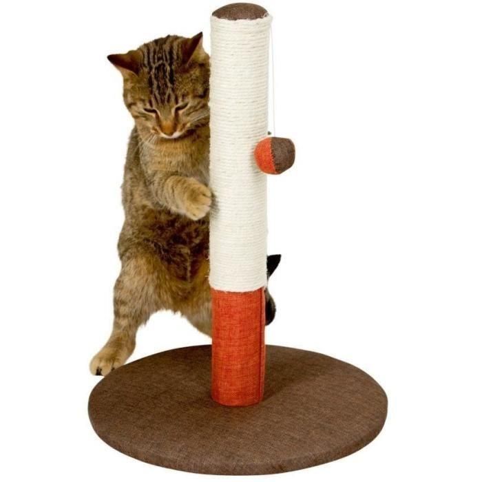 KERBL Cat tree Opal Basic - 37x37x50cm - Burdeos y marrón 1