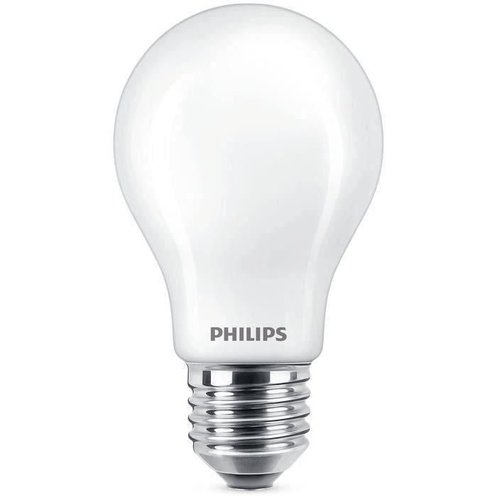 Philips Bombilla LED Estándar E27 Regulable, Vidrio Esmerilado, Luz Blanco Cálido 100W 1