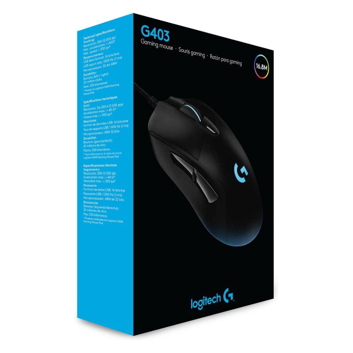 LOGITECH Raton Gaming G403 HERO