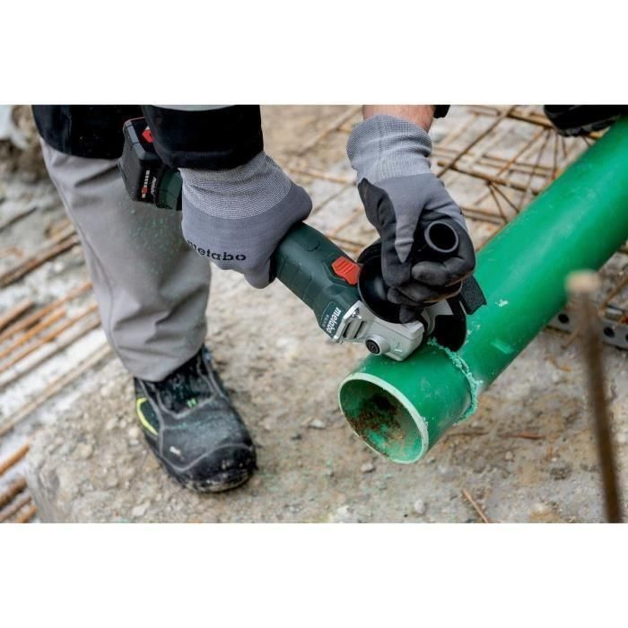 Amoladora angular a batería - METABO - W 18 L 9-125 - 18 V - MetaBOX 165 L 4 Amoladora angular a batería - METABO - W 18 L 9-125 - 18 V - MetaBOX 165 L 4