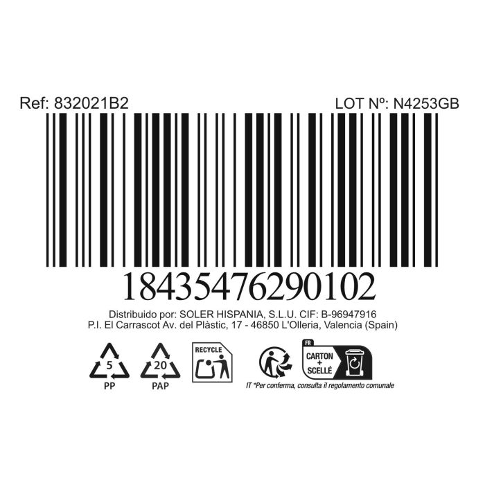 La Mediterranea Set 2 Vasos de Té Lubeca 175 cc (36 Cajas) 1