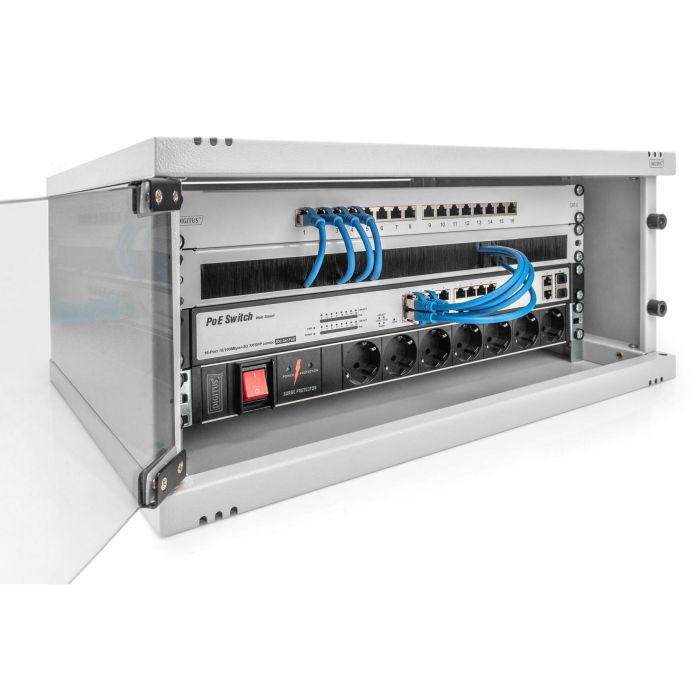 DIGITUS Wandgehäuse SOHO 4HE 241x540x400 mm grau unm. 9 DIGITUS Wandgehäuse SOHO 4HE 241x540x400 mm grau unm. 9