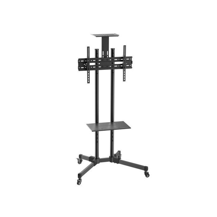 Aisens Soporte De Suelo Eco Con Ruedas + Bandeja De Dvd + Soporte Para Camara Tv-37-70"