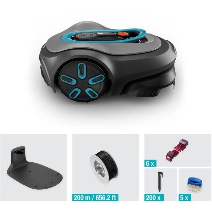 Robot cortacésped - GARDENA - Smart SILENO max 1200 - Superficie 1200 m² - DuoConnect - Bluetooth - Corte de bordes 3 Robot cortacésped - GARDENA - Smart SILENO max 1200 - Superficie 1200 m² - DuoConnect - Bluetooth - Corte de bordes 3