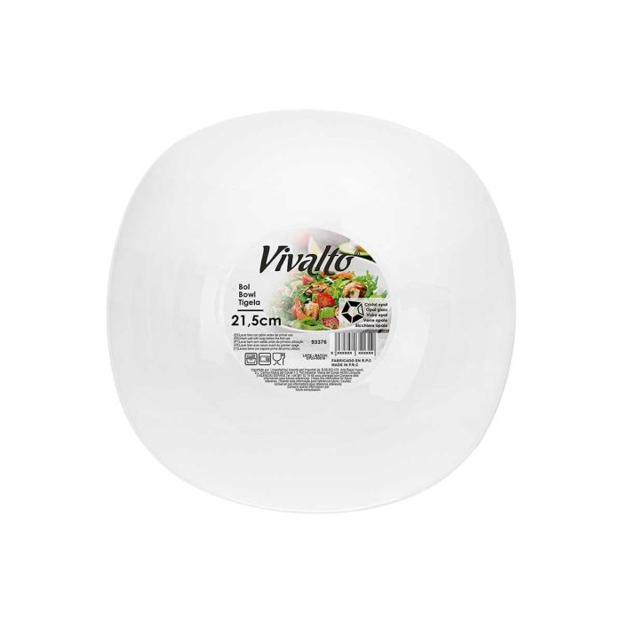 Bol Cuadrado Opal 21,5X21,5Cm Vivalto (24 Unidades) 2 Bol Cuadrado Opal 21,5X21,5Cm Vivalto (24 Unidades) 2