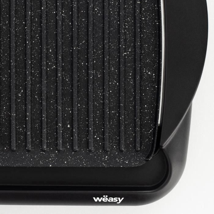 Weasy STO52 Electric Pancha 2000W - Placa de efecto de piedra - 52x27cm - Temperatura ajustable - Revetencia anti -adhesiva - tanque removible 3 Weasy STO52 Electric Pancha 2000W - Placa de efecto de piedra - 52x27cm - Temperatura ajustable - Revetencia anti -adhesiva - tanque removible 3