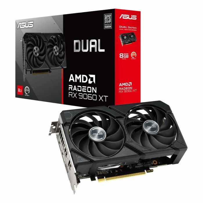 ASUS DUAL-RX9060XT-8G Tarjeta Gráfica AMD Radeon RX 9060 XT 8 GB GDDR6 PCI Express 5.0 Refrigeración Dual Fan Activa Resolución 8K 17 ASUS DUAL-RX9060XT-8G Tarjeta Gráfica AMD Radeon RX 9060 XT 8 GB GDDR6 PCI Express 5.0 Refrigeración Dual Fan Activa Resolución 8K 17