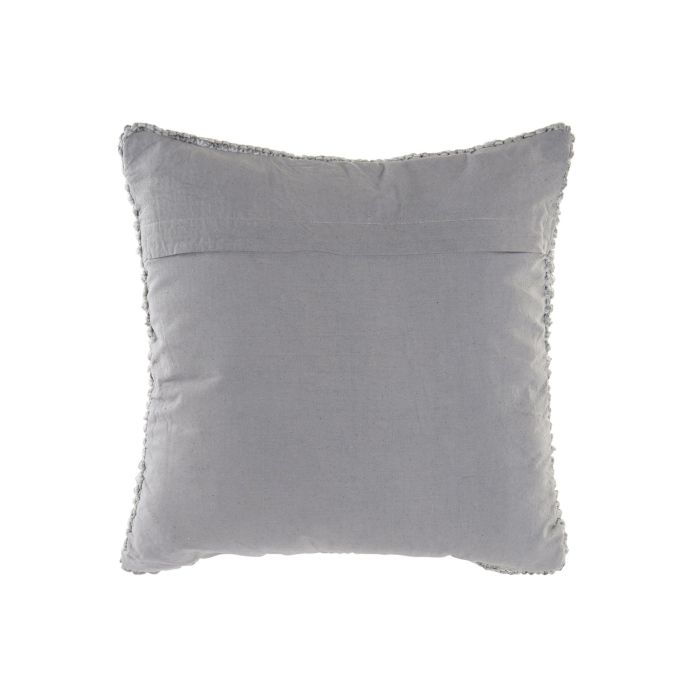 DKD Home Decor Cojin Gris Claro 10 x 45 x 45 cm (4 Unidades) Algodon Poliester 2