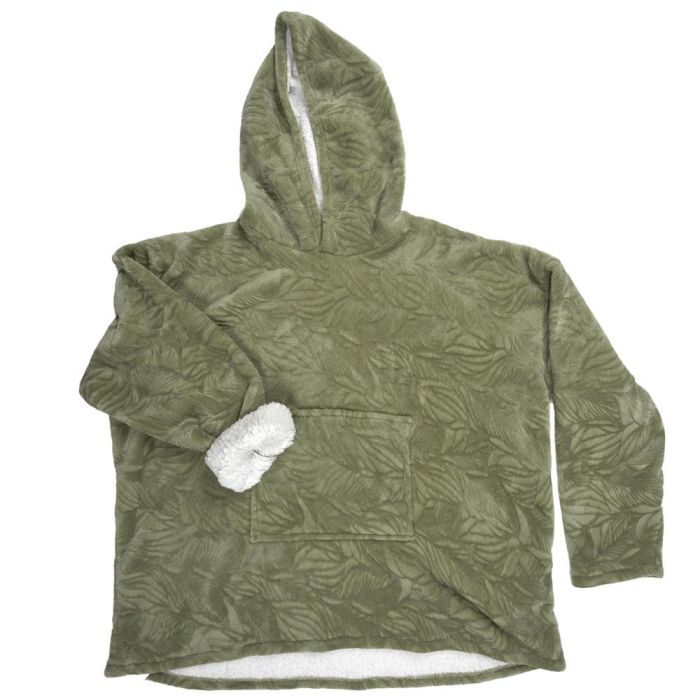 Sudadera Relieve Verde Home Deco Factory 2