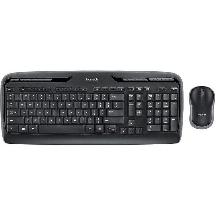 Teclado y Ratón Inalámbrico Logitech MK330 Negro