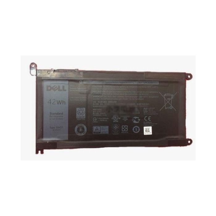 Dell Battery, 42WHR, 3 Cell, Lithium Ion Dell Battery, 42WHR, 3 Cell, Lithium Ion