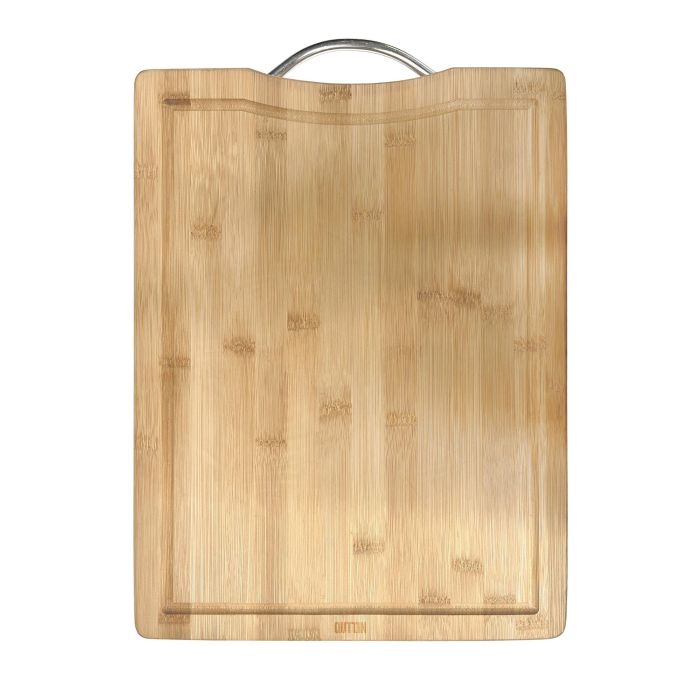Quttin Tabla de Cortar de Bambú con Asa 39.5 x 30 x 1.5 cm (6 Unidades) 1