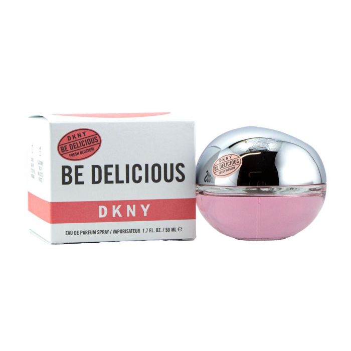 Donna Karan BE DELICIOUS FRESH BLOSSOM Eau de Parfum Mujer 50ml - Fragancia Floral Frutal Fresca con Notas de Manzana, Pomelo y Rosa