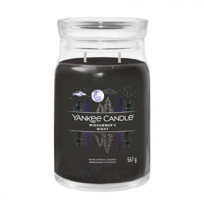 Yankee Candle Vela de Jarra Grande Signature Midsummer's Night, 567 g