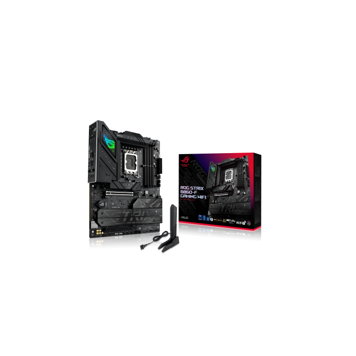 ASUS ROG STRIX B860-F GAMING WiFi Intel B860 LGA 1851 (Socket V1) ATX 12 ASUS ROG STRIX B860-F GAMING WiFi Intel B860 LGA 1851 (Socket V1) ATX 12