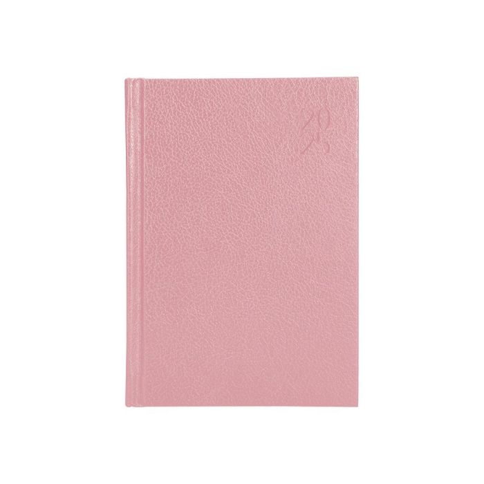 Agenda Encuadernada Liderpapel Corfu A5 2025 Dia Pagina Color Rosa Nude Papel 60 gr 1