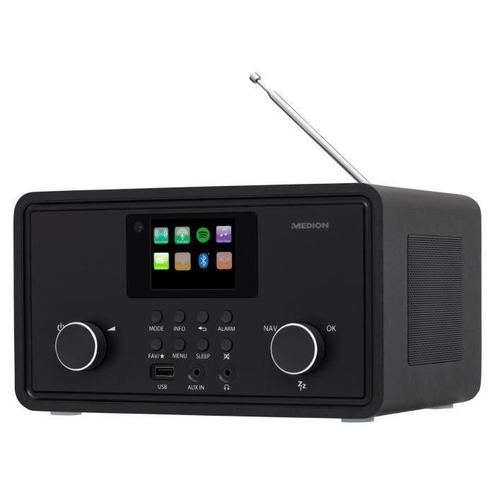 Radio por Internet - MEDION - DAB - Bluetooth - 2 x 10 W RMS - Negro 4
