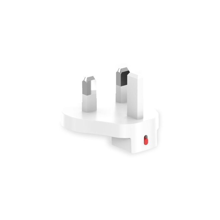 Cargador de Pared KSIX GaN Blanco 65 W 2 Cargador de Pared KSIX GaN Blanco 65 W 2