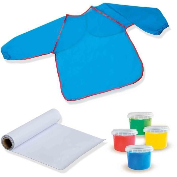 Mi primero - Mi primer kit para pintar con los dedos con delantal - SES CREATIVE 4 Mi primero - Mi primer kit para pintar con los dedos con delantal - SES CREATIVE 4