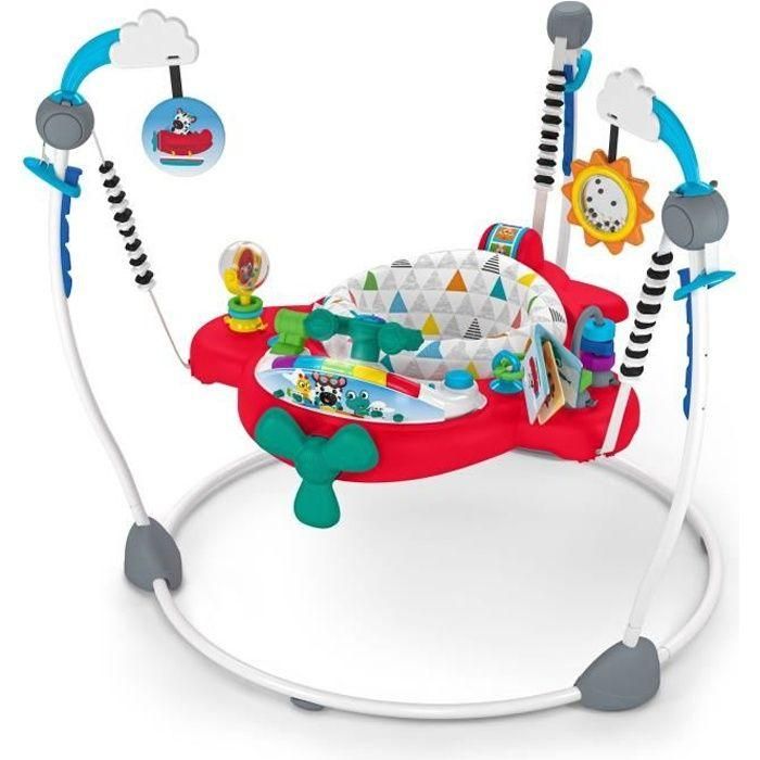 Saltador con juegos interactivos - BABY EINSTEIN - Ocean Explorers Airplane Adventure 2 en 1 - Con luces - 6 meses en adelante Saltador con juegos interactivos - BABY EINSTEIN - Ocean Explorers Airplane Adventure 2 en 1 - Con luces - 6 meses en adelante