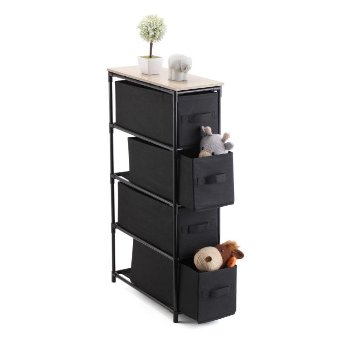 Inde Cajonera TNT/Madera 4 Cajones Confortime 47x20x90 cm 2